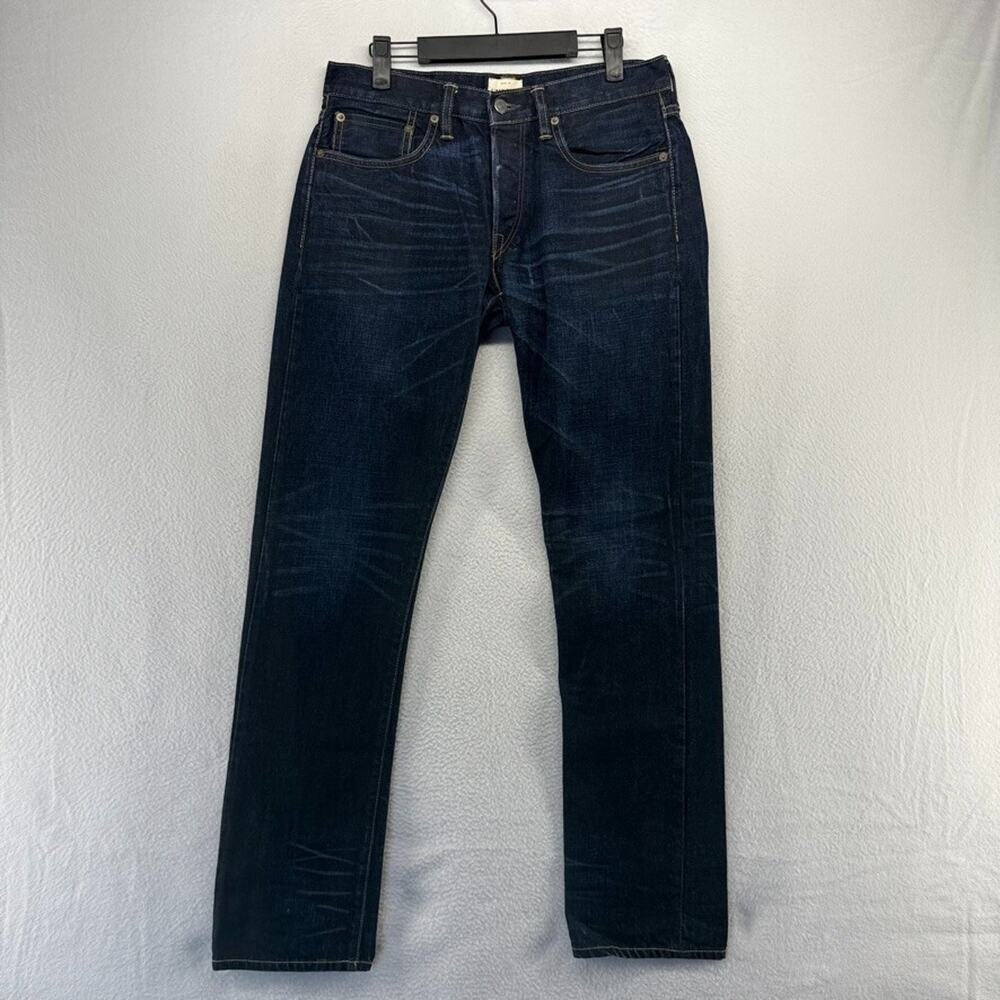 Simon Miller Jeans Men's 31x34 Fits 30x33 Blue Dark Selvedge Rainer USA Made